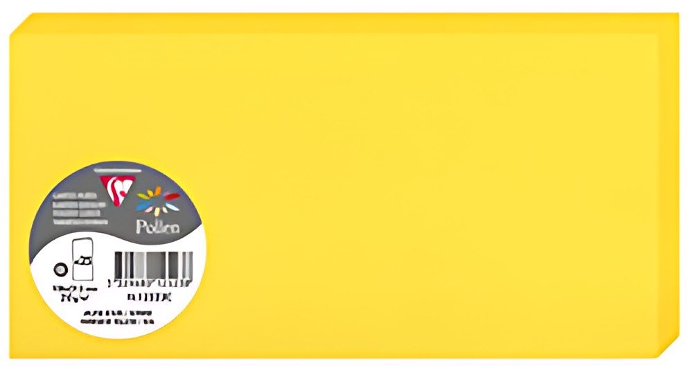 Pollen by Clairefontaine Carte double DL, jaune soleil