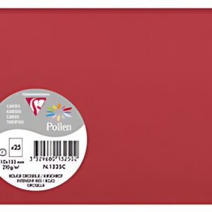Pollen by Clairefontaine Carte C6, rouge groseille
