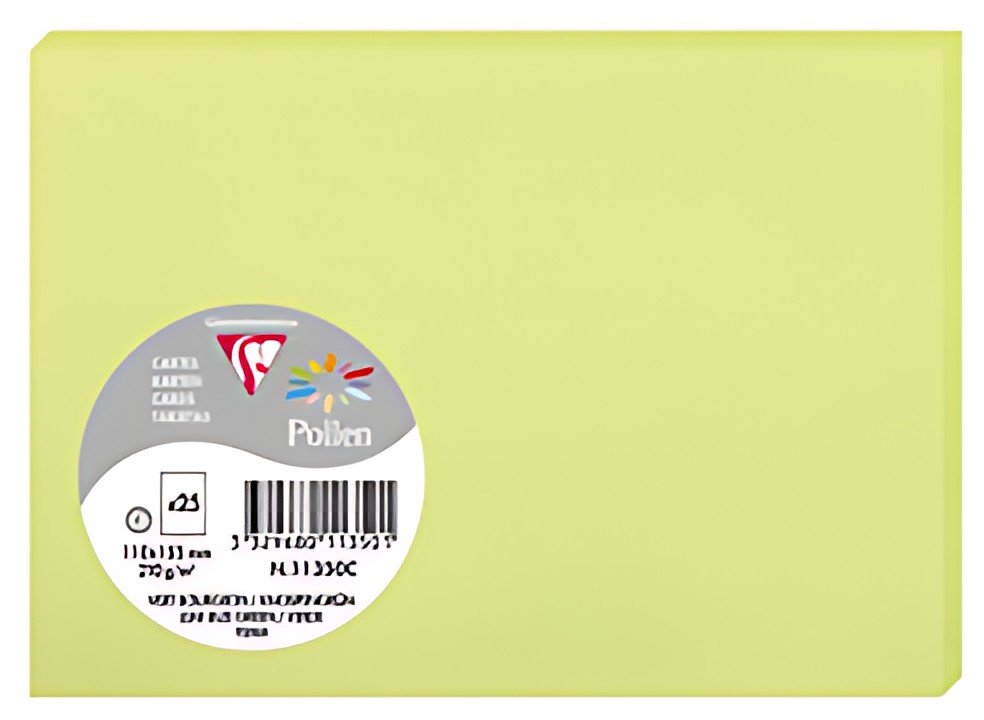 Pollen by Clairefontaine Carte C6, vert bourgeon