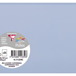 Pollen by Clairefontaine Carte C6, bleu lavande