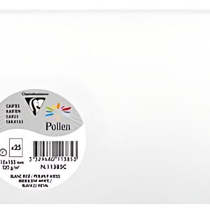 Pollen by Clairefontaine Carte C6, blanc irisé