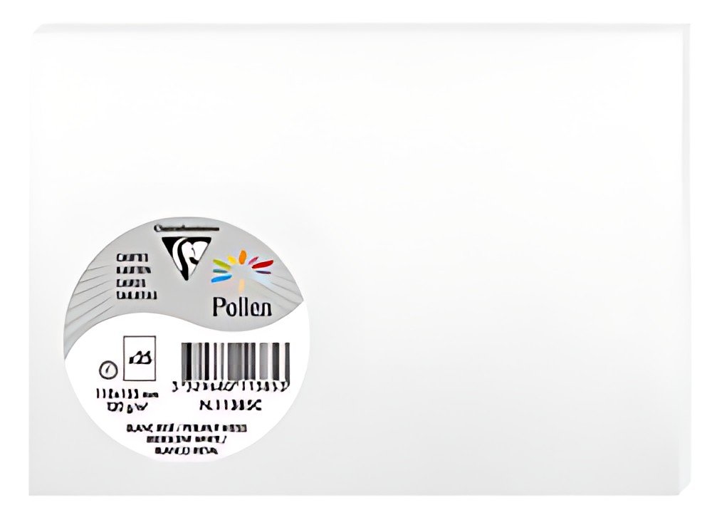 Pollen by Clairefontaine Carte C6, blanc irisé
