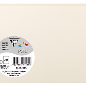Pollen by Clairefontaine Carte C6, ivoire irisé