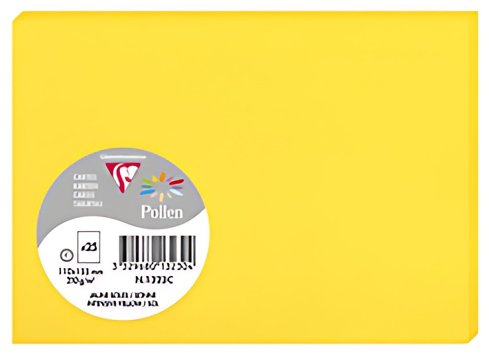 Pollen by Clairefontaine Carte C6, jaune soleil