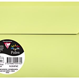 Pollen by Clairefontaine Enveloppes C6, vert bourgeon