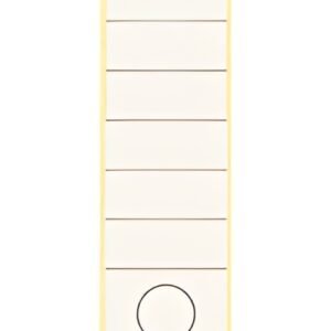 LEITZ Etiquette pour dos de classeur, 61 x 285 mm, blanc