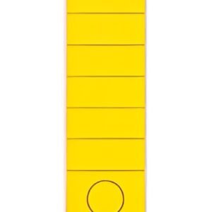 LEITZ Etiquette pour dos de classeur, 61 x 285 mm, jaune