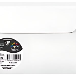 Pollen by Clairefontaine Enveloppes C6, blanc irisé