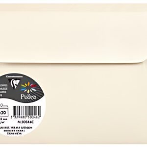 Pollen by Clairefontaine Enveloppes C6, ivoire irisé
