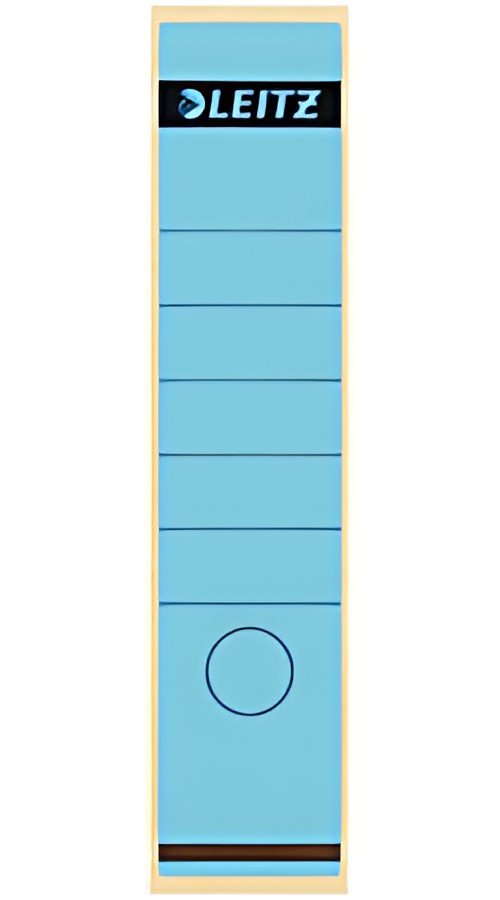 LEITZ Etiquette pour dos de classeur, 61 x 285 mm, bleu