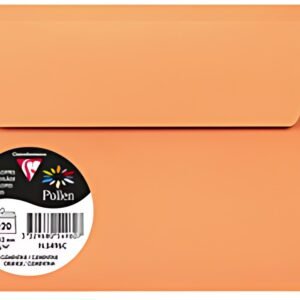 Pollen by Clairefontaine Enveloppes C6, clémentine