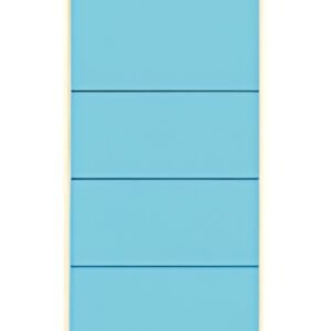 LEITZ Etiquette pour dos de classeur, 61 x 192 mm, bleu