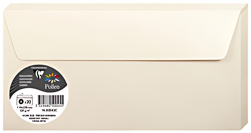 Pollen by Clairefontaine Enveloppes DL, ivoire irisé