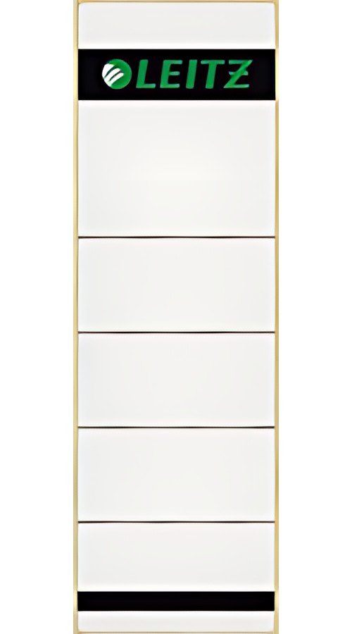 LEITZ Etiquette pour dos de classeur, 61 x 192 mm, gris