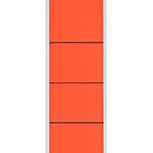 LEITZ Etiquette pour dos de classeur, 39 x 192 mm, rouge