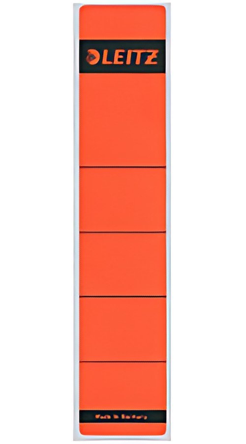 LEITZ Etiquette pour dos de classeur, 39 x 192 mm, rouge