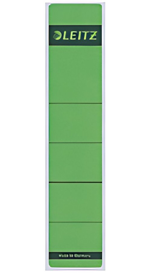LEITZ Etiquette pour dos de classeur, 39 x 192 mm, vert