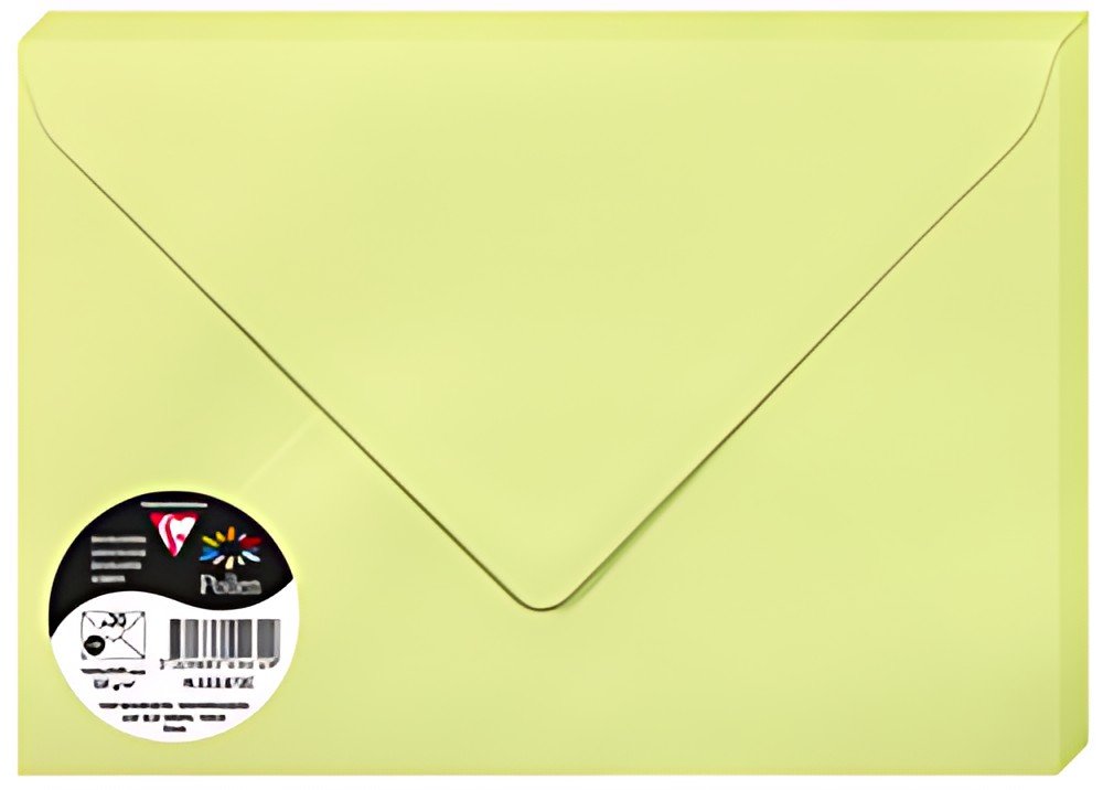 Pollen by Clairefontaine Enveloppes C5, vert bourgeon