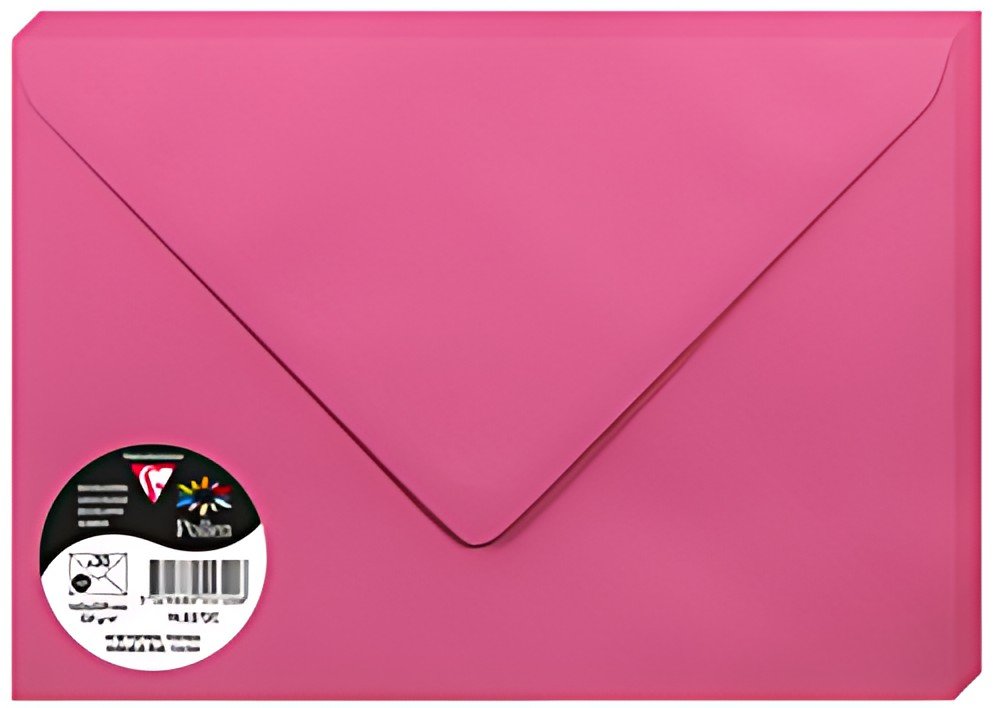 Pollen by Clairefontaine Enveloppes C5, rose fuchsia