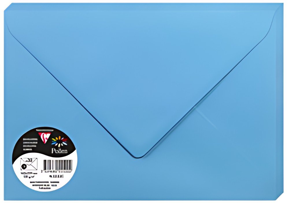 Pollen by Clairefontaine Enveloppes C5, bleu turquoise