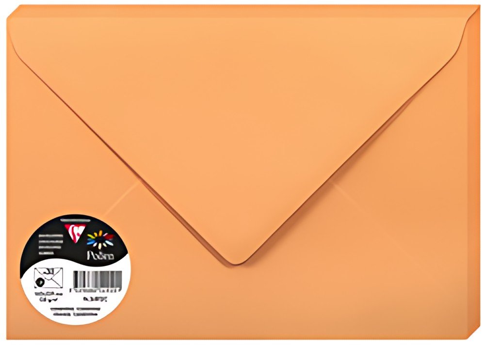 Pollen by Clairefontaine Enveloppes C5, clémentine