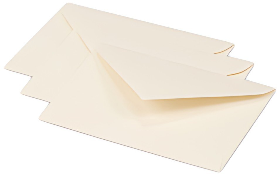 Pollen by Clairefontaine Enveloppes 75 x 100 mm, ivoire
