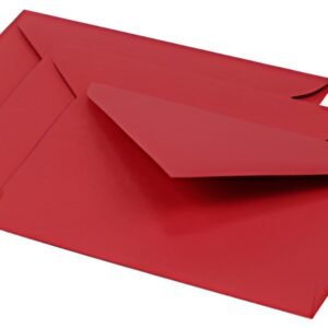 Pollen by Clairefontaine Enveloppes 75 x 100 mm, groseille