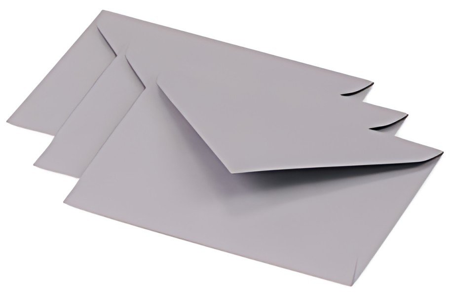 Pollen by Clairefontaine Enveloppes 75 x 100 mm, gris koala