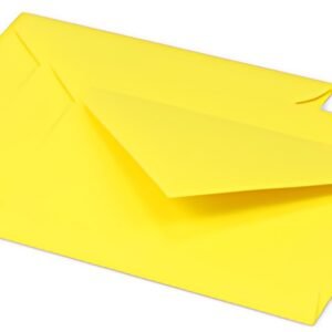 Pollen by Clairefontaine Enveloppes 75 x 100 mm,jaune soleil