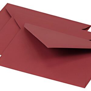 Pollen by Clairefontaine Enveloppes 75 x 100 mm, bordeaux