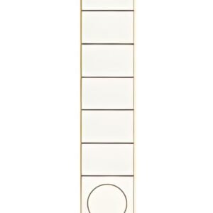LEITZ Etiquette pour dos de classeur, 39 x 285 mm, blanc
