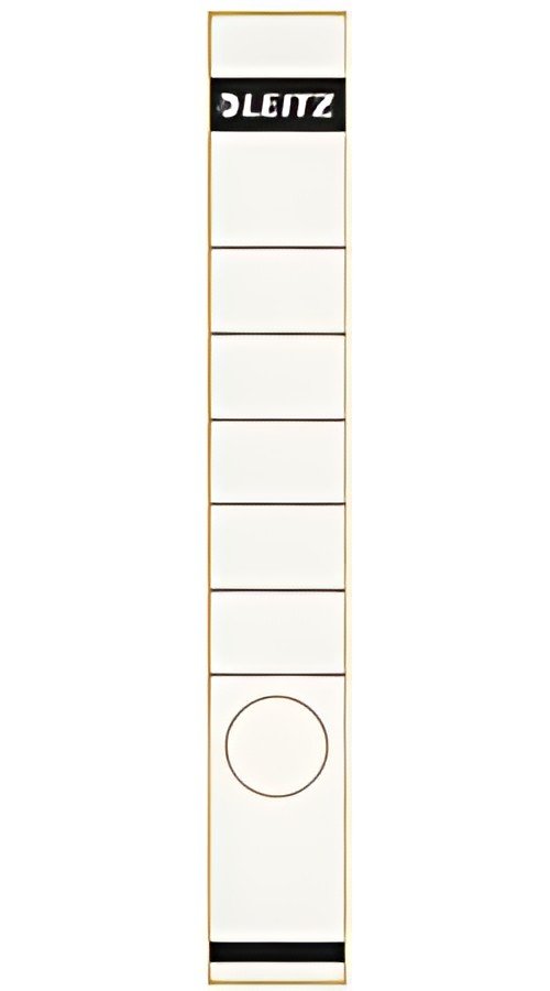 LEITZ Etiquette pour dos de classeur, 39 x 285 mm, blanc