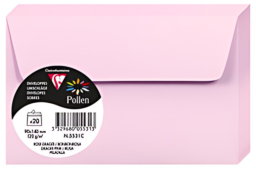 Pollen by Clairefontaine Enveloppes 90 x 140 mm, lavande