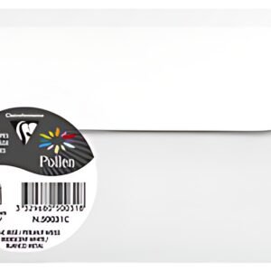 Pollen by Clairefontaine Enveloppes 90 x 140 mm, blanc irisé