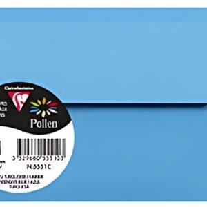Pollen by Clairefontaine Enveloppes 90 x 140 mm, turquoise