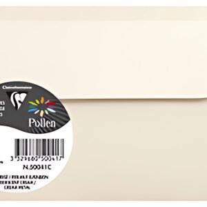 Pollen by Clairefontaine Enveloppe 90 x 140 mm, ivoire irisé
