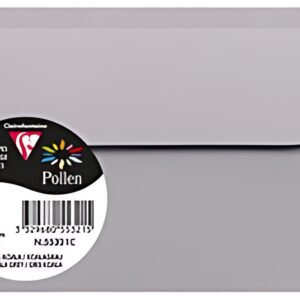 Pollen by Clairefontaine Enveloppes 90 x 140 mm, gris koala