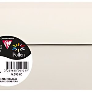 Pollen by Clairefontaine Enveloppes 90 x 140 mm, gris perle
