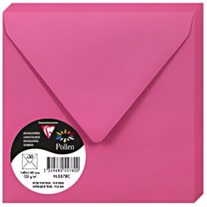 Pollen by Clairefontaine Enveloppes 140 mm, rose fuchsia