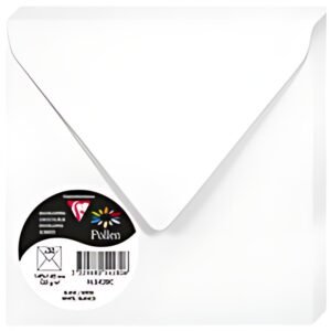 Pollen by Clairefontaine Enveloppes 140 mm, blanc irisé