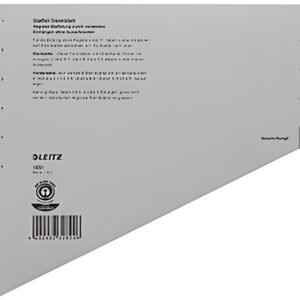 LEITZ Intercalaires-échelon, format A4 extra large, gris