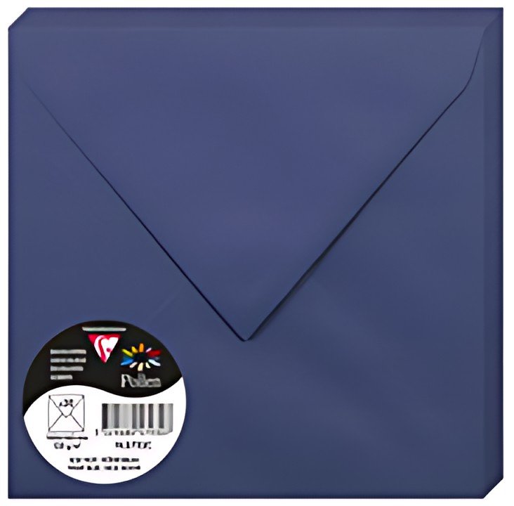 Pollen by Clairefontaine Enveloppes 165 mm, bleu royal
