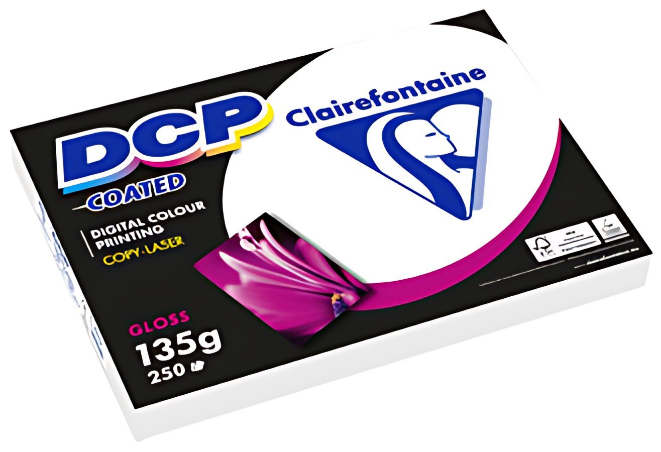 Clairefontaine Papier laser DCP Coated Gloss, A4, 250 g/m2