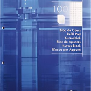Clairefontaine Bloc de cours, A4, quadrillé 5x5, 200 pages