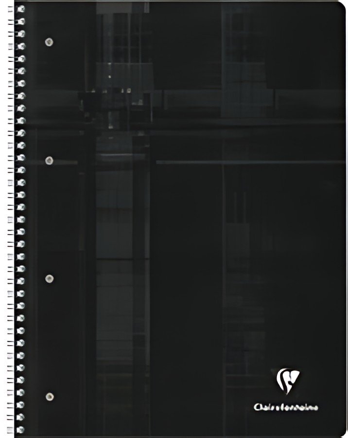 Clairefontaine Cahier spiralé, A4, quadrillé avec marge