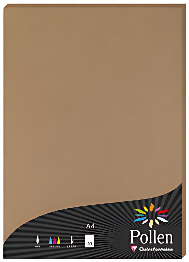 Pollen by Clairefontaine Papier kraft, A4, 120 g/m2, naturel