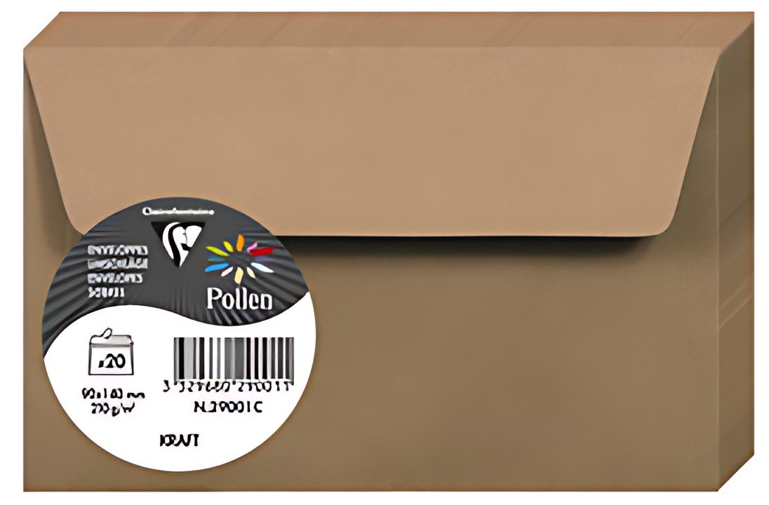 Pollen by Clairefontaine Enveloppe kraft, 110 x 220 mm