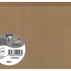 Pollen by Clairefontaine Carte double kraft, 110 x 155 mm