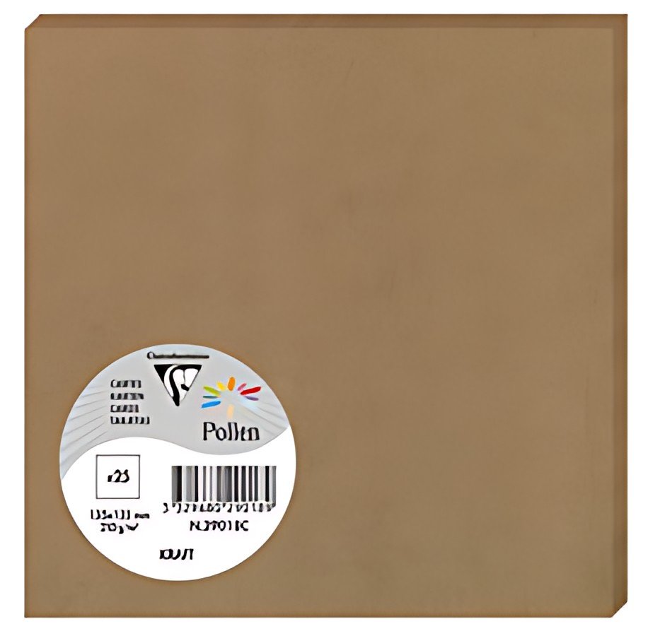 Pollen by Clairefontaine Carte double kraft, 135 x 135 mm