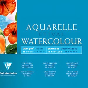 Clairefontaine Bloc artiste Aquarelle ETIVAL, 300 x 400 mm
